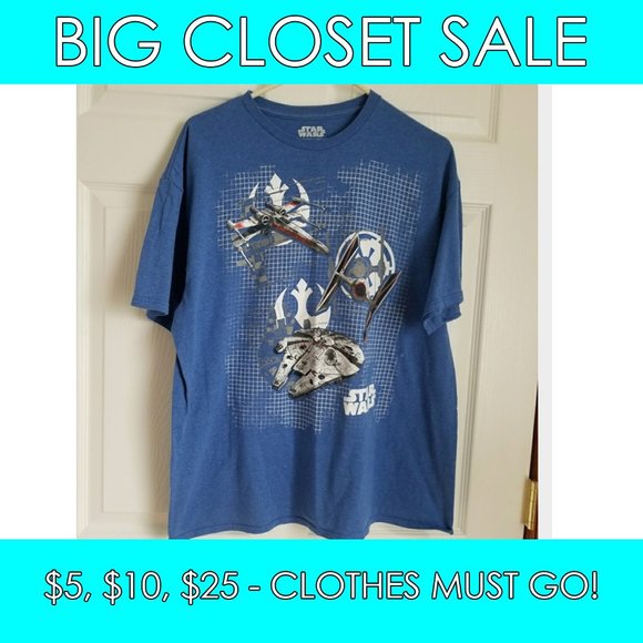 Star Wars Other - blue STAR WARS movie tee